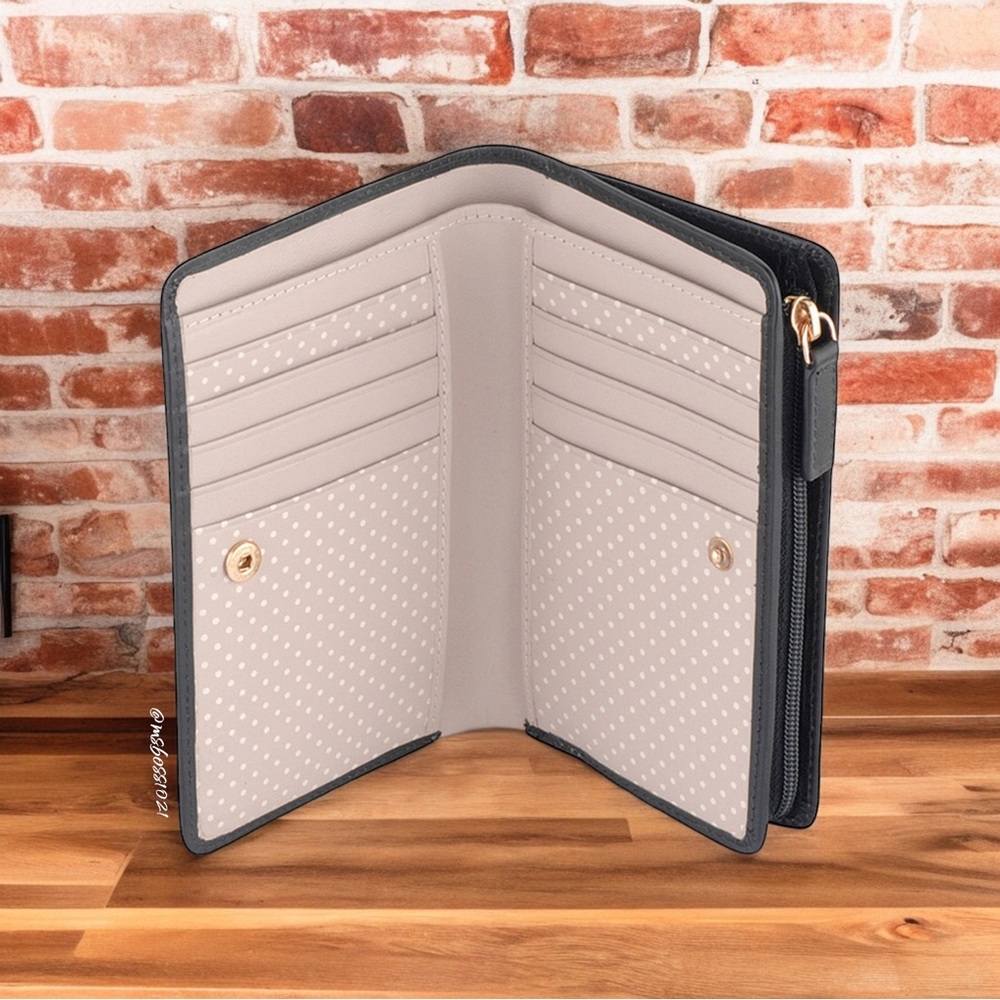 RADLEY LONDON Heritage Dog Outline Wallet in Black NWT - Picture 3 of 3